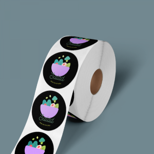 Etiqueta para fruta en rollo