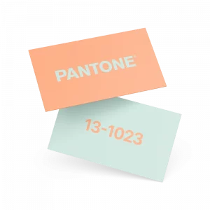 Tarjetas de visita Pantone